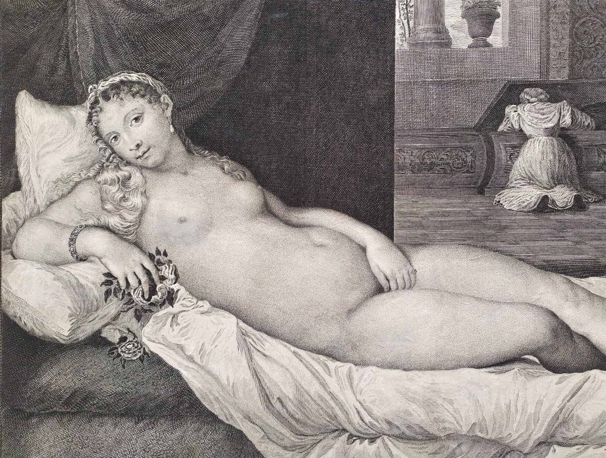 Venus Of Urbino Mythological Engraving After Titian-photo-1