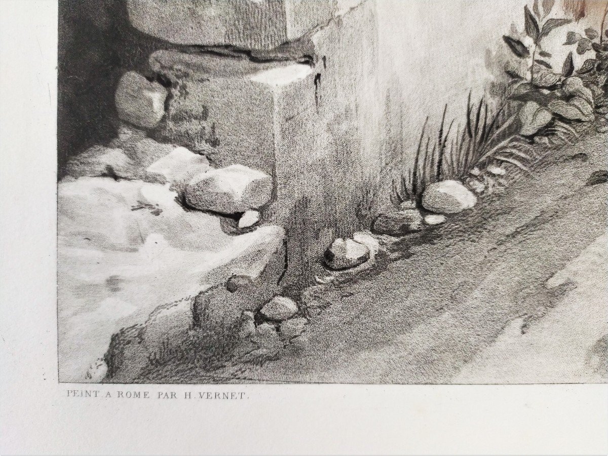 Engraving After Horace Vernet 19th-photo-1