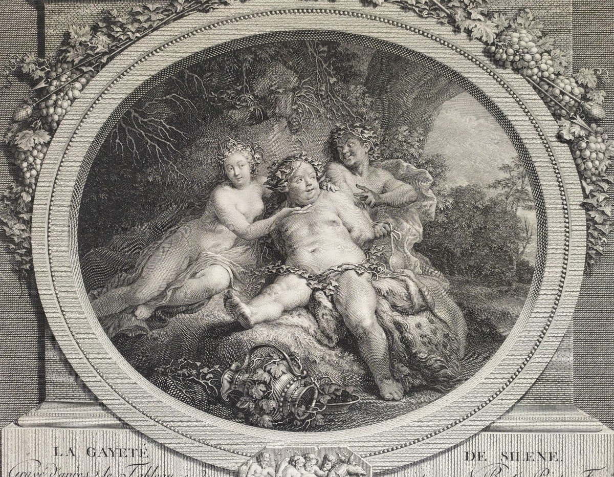 Gravures Mythologiques Gravé Par Nicolas De Launay 18ème-photo-4