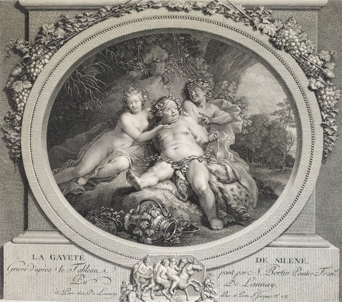 Gravures Mythologiques Gravé Par Nicolas De Launay 18ème-photo-1