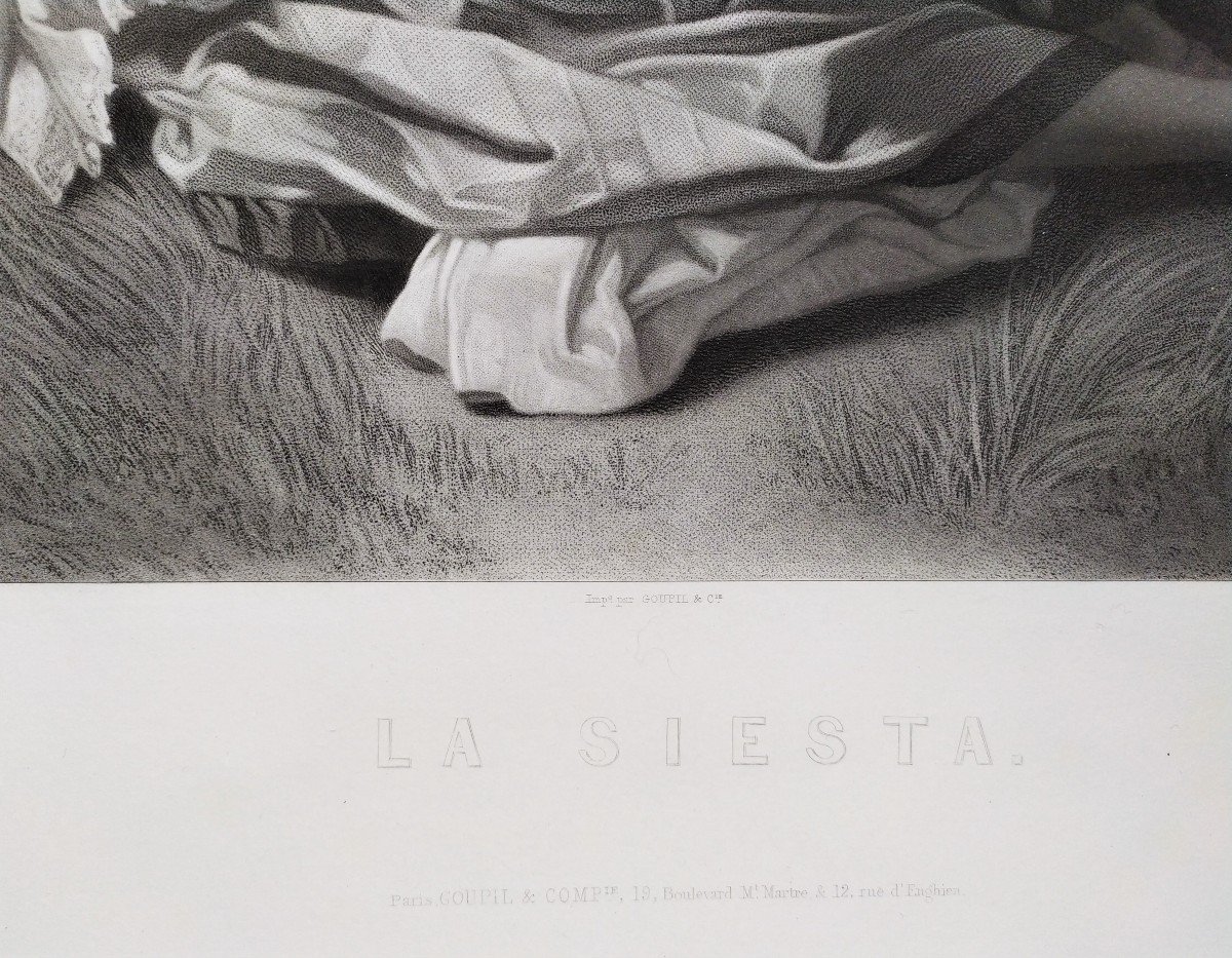 Femmes Italiennes Gravure d'Après Winterhalter 19ème-photo-4