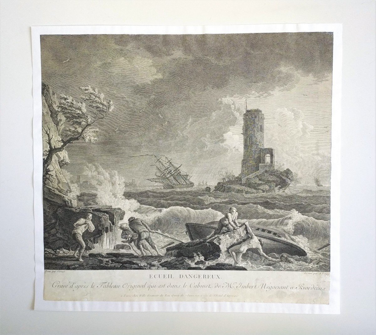 Gravure Marine d'Après Vernet-photo-2