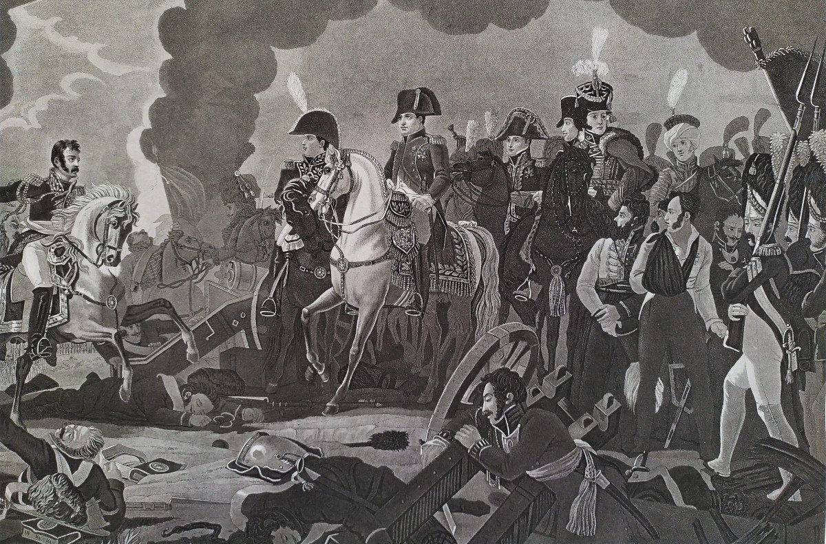 Bataille Napoléon Gravure 19ème-photo-3