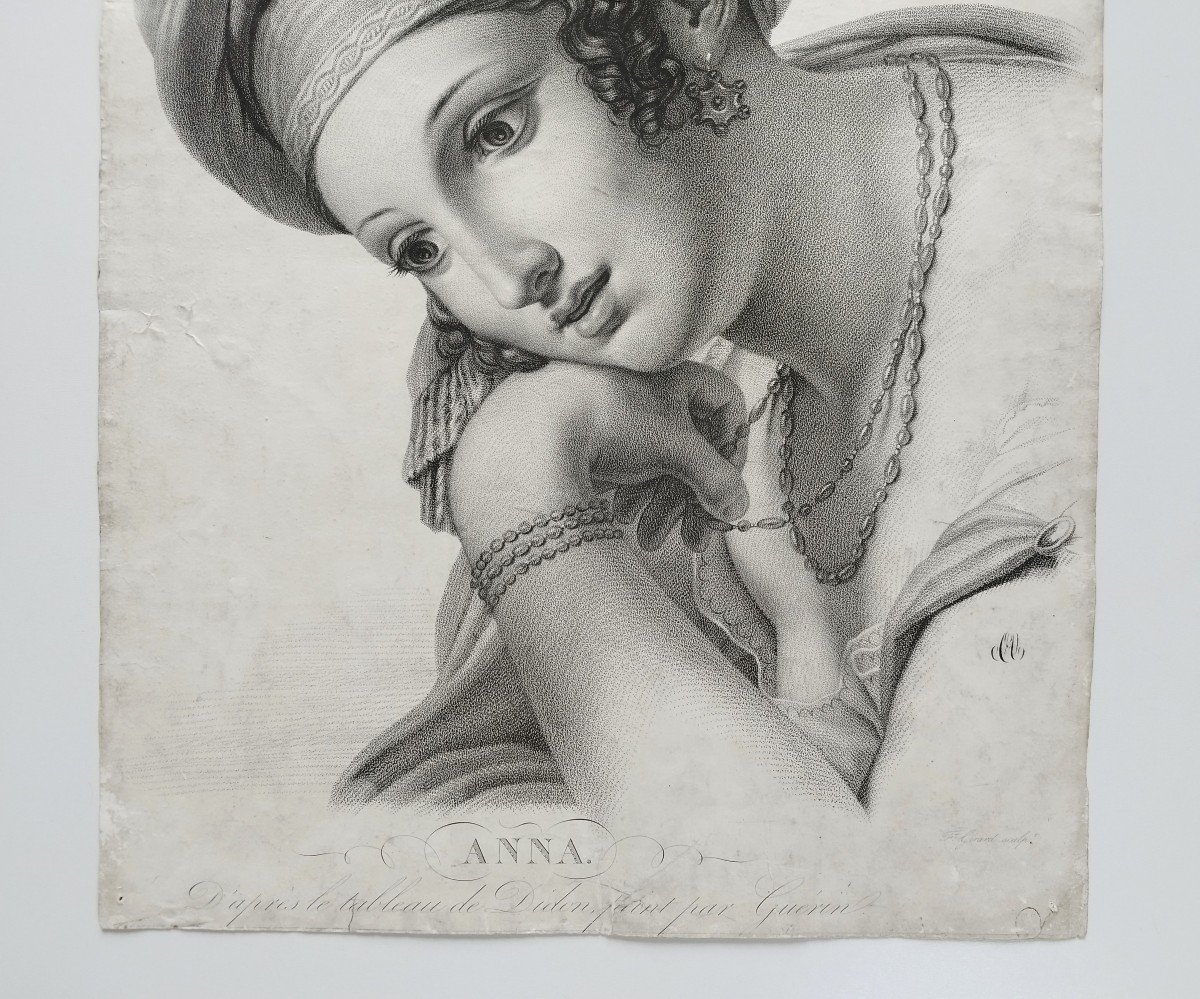 Anna  Femme à l'Orientale d'Après Le Tableau De Didon Peint Par Guérin-photo-4