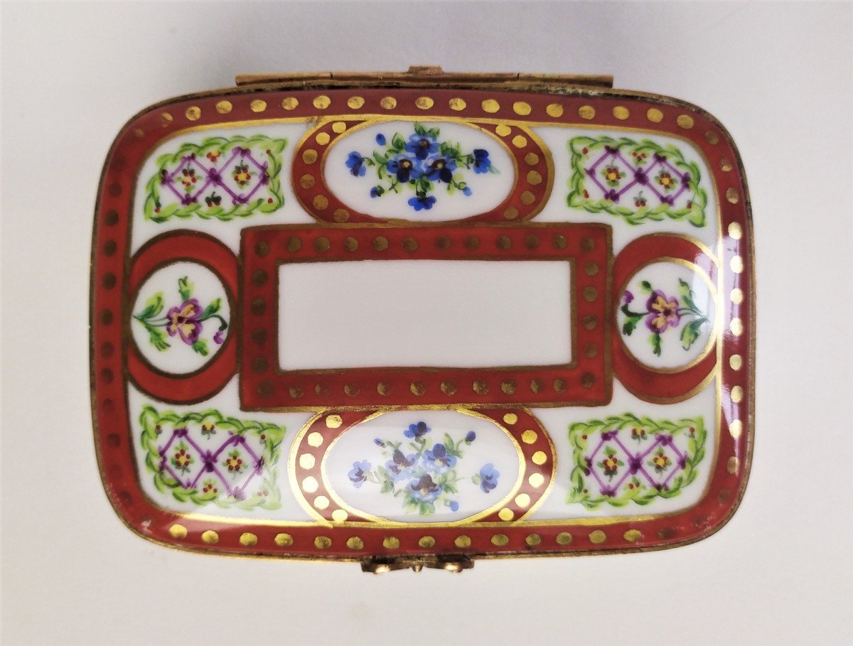 Le Tallec Coffret Boîte à Bijoux En Porcelaine Peinte -photo-3