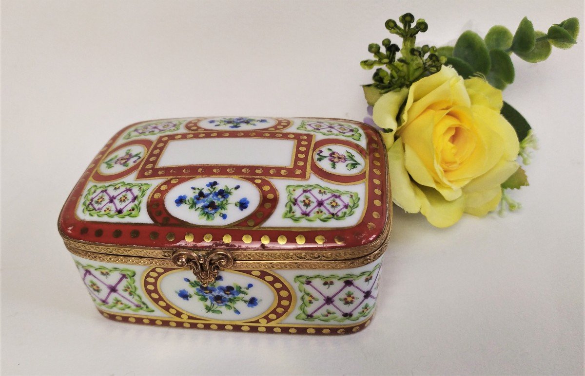 Le Tallec Coffret Boîte à Bijoux En Porcelaine Peinte 