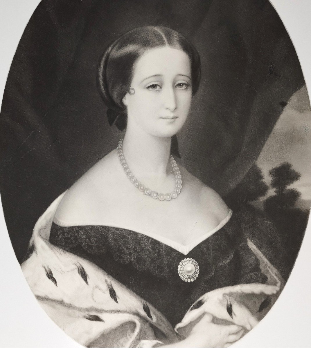Impératrice Eugénie  Femme De Napoléon III Gravure 19ème-photo-3