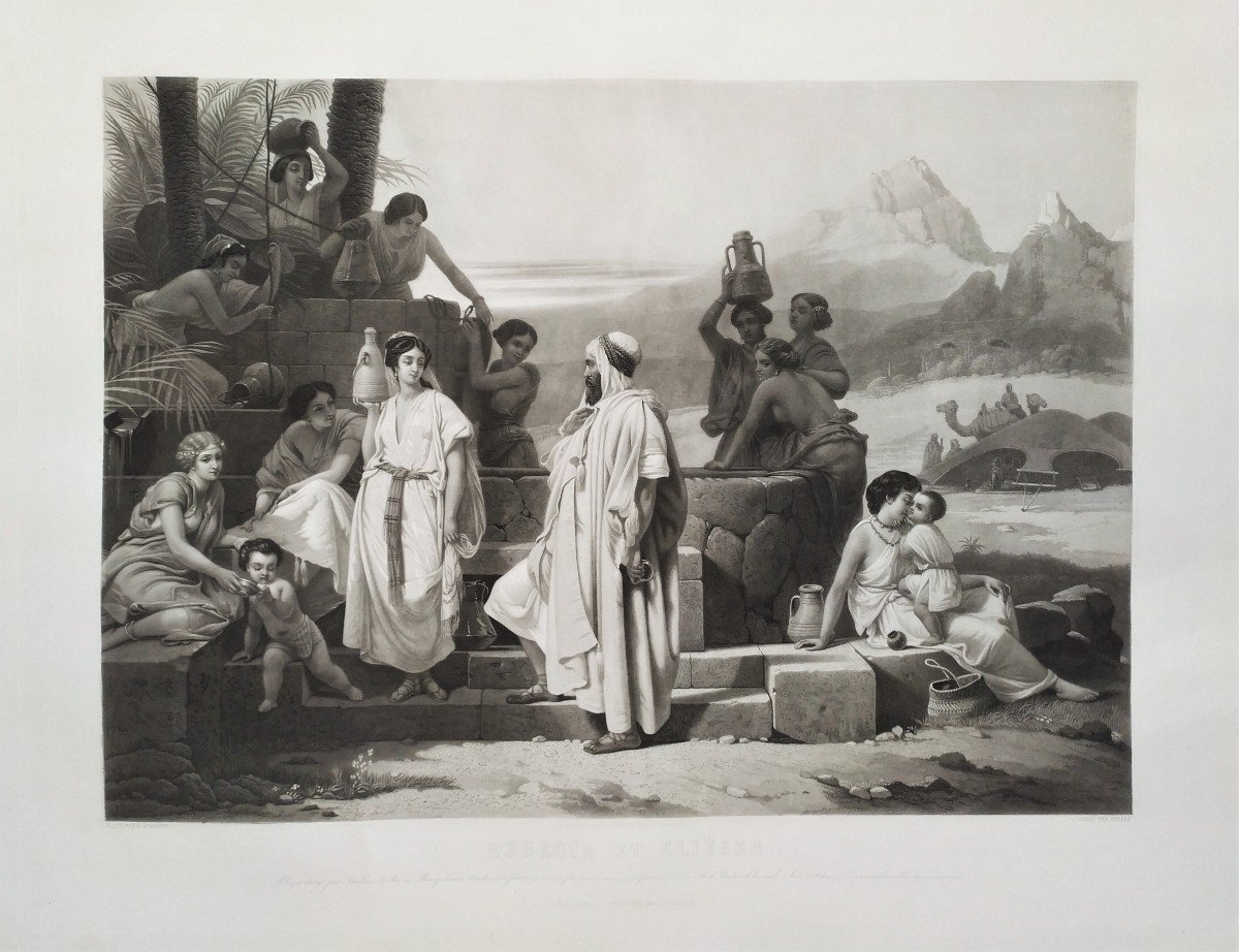 Gravure Orientaliste 19ème par Rollet-photo-2