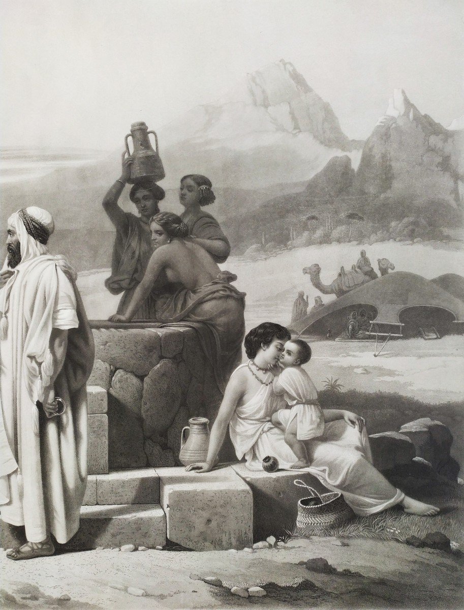 Gravure Orientaliste 19ème par Rollet-photo-1