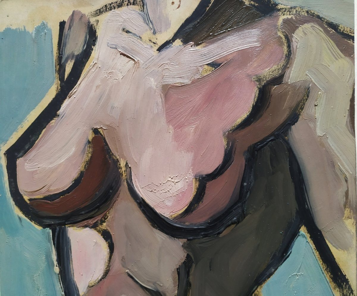 Nu Tableau Huile par Jorge Soteras -photo-4