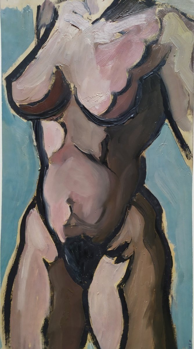 Nu Tableau Huile par Jorge Soteras -photo-5