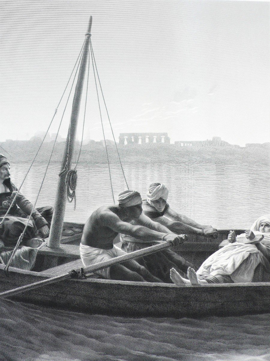 Gravure Orientaliste d'Après Jean-Léon Gérôme 19ème-photo-3