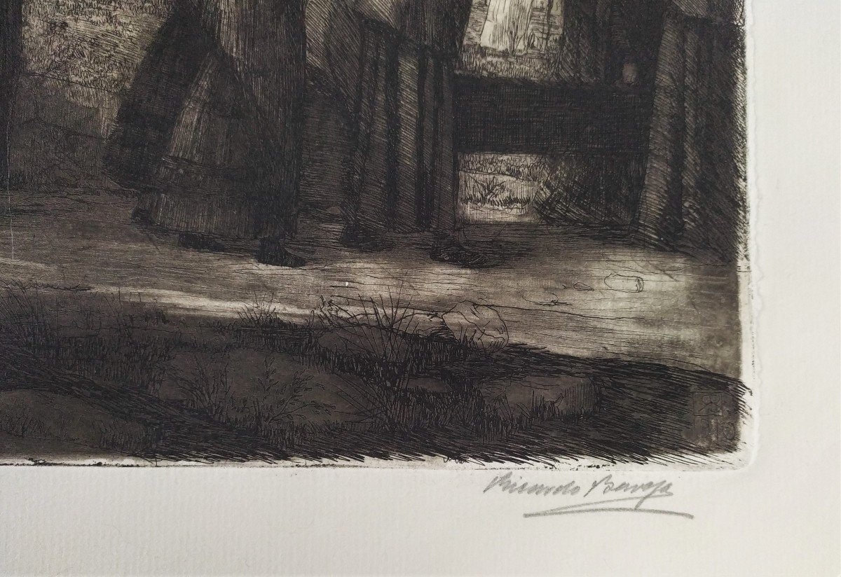 Gravure 19ème par Ricardo Baroja y Nessi-photo-3