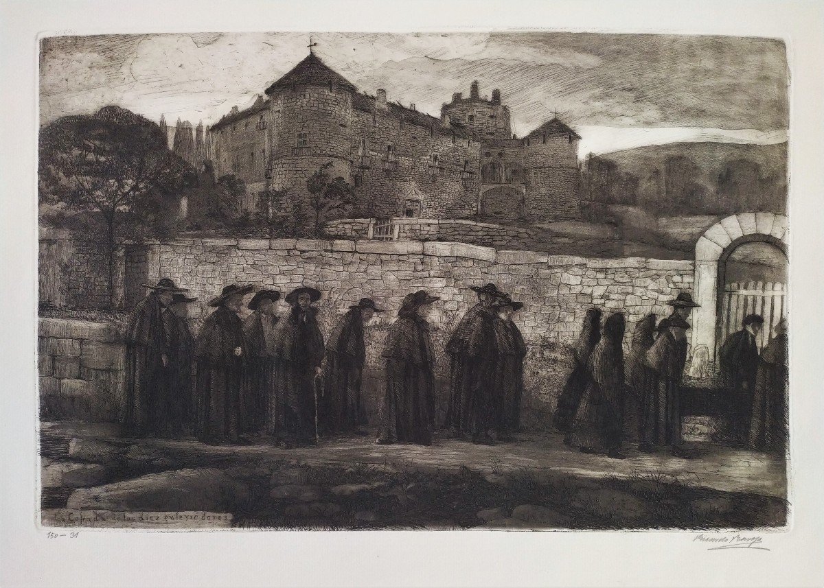 Gravure 19ème par Ricardo Baroja y Nessi-photo-4