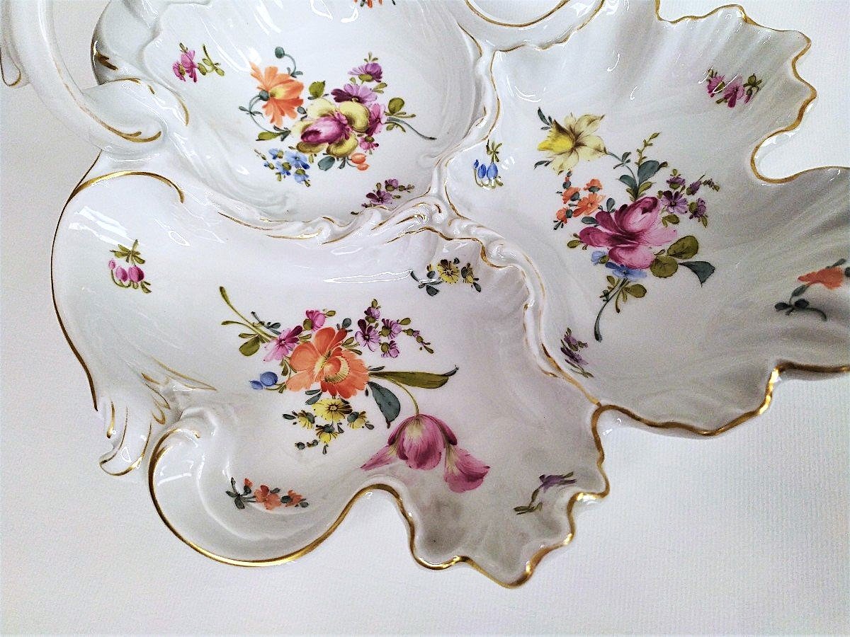 Hand-painted Porcelain Dish From Dresden, Saxony-photo-5