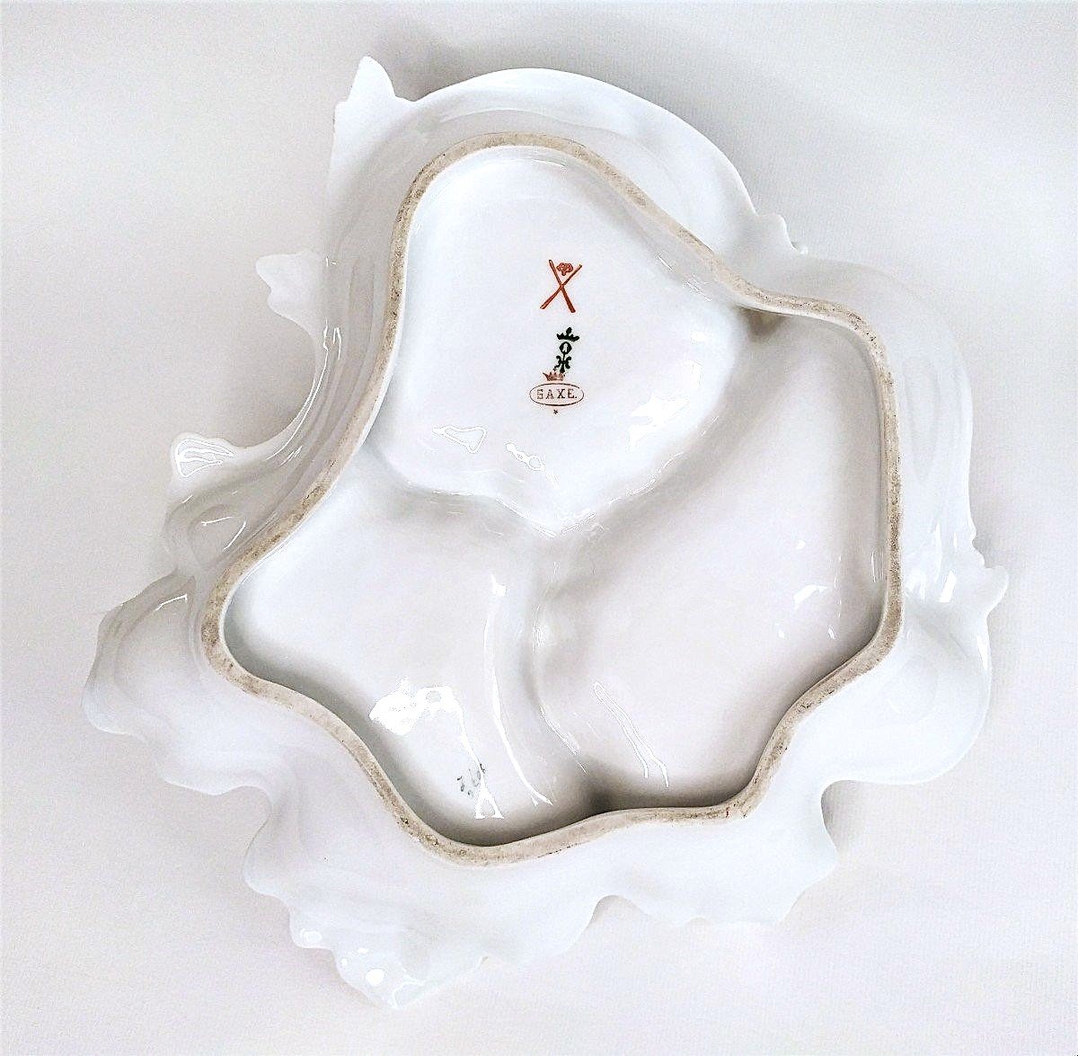 Hand-painted Porcelain Dish From Dresden, Saxony-photo-8