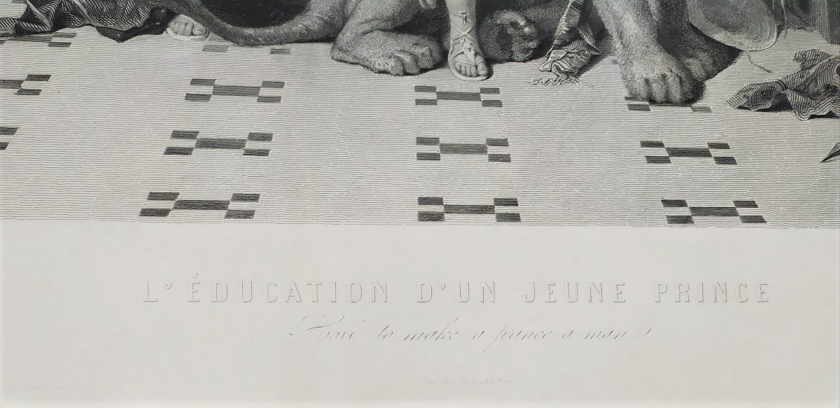 Gravure mythologique d'après Coomans 19ème-photo-2
