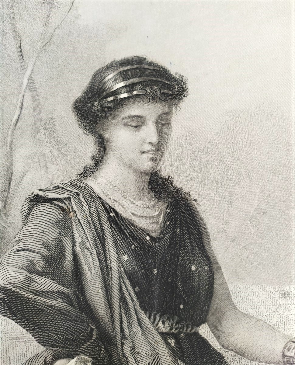 Gravure mythologique d'après Coomans 19ème-photo-4