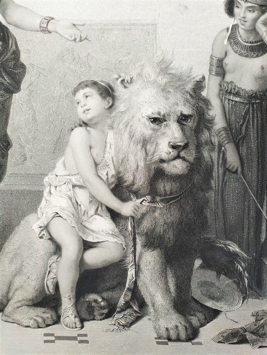 Gravure mythologique d'après Coomans 19ème-photo-5