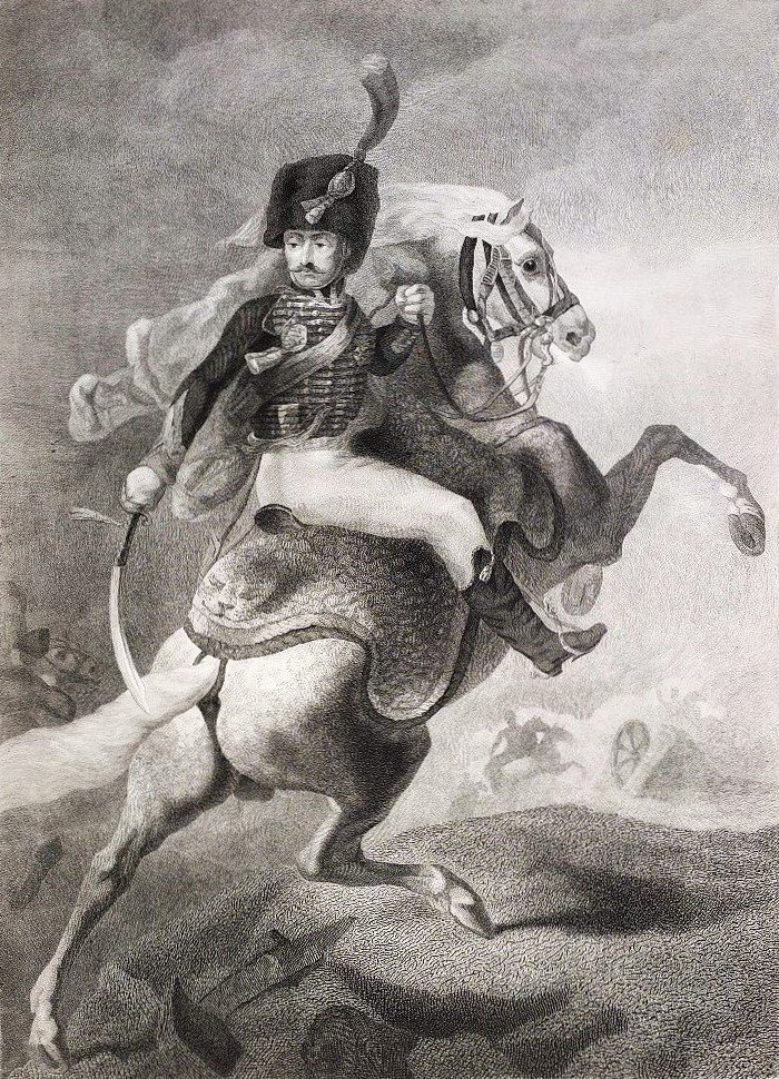 Rider Horse Engraving After Géricault 19th C Etching Old Print-photo-1