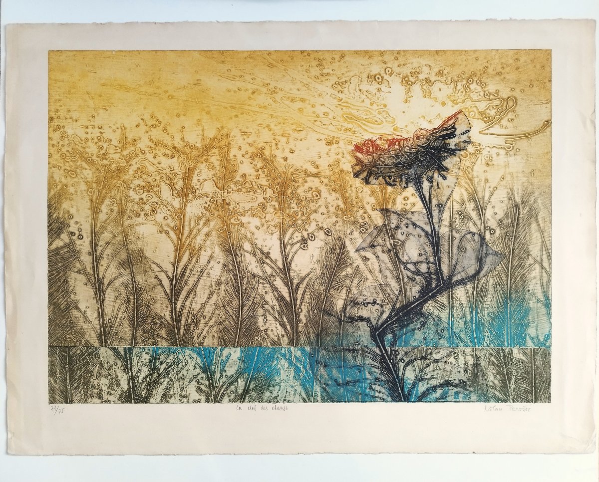 La clef des Champs gravure 20ème -photo-2