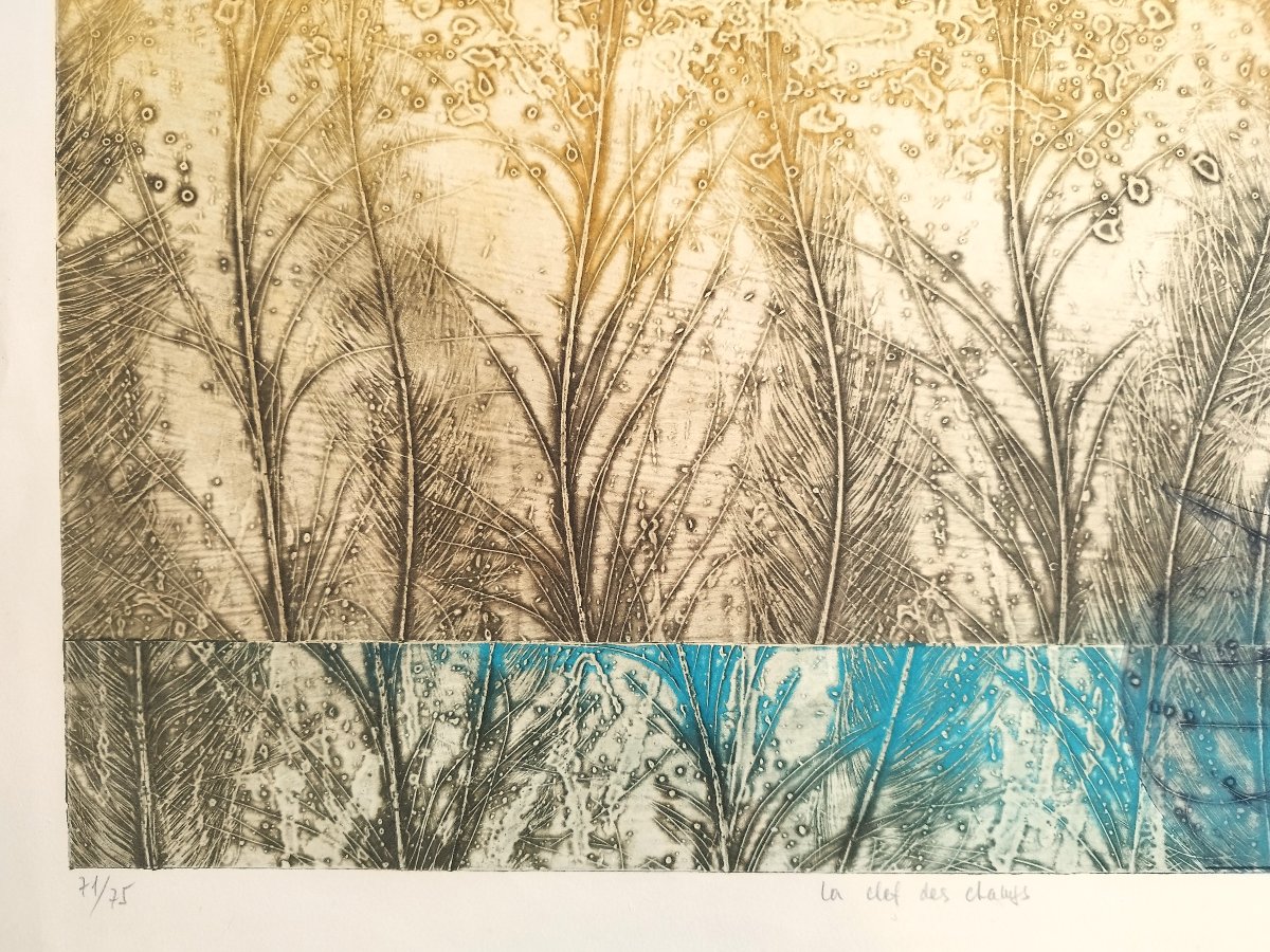 La clef des Champs gravure 20ème -photo-1