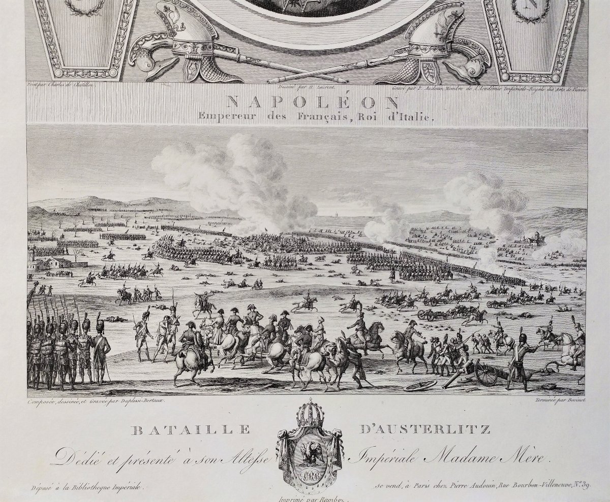 Napoléon Empereur Et l'Impératrice Marie-louise Gravures d'époque Empire portrait historique-photo-4