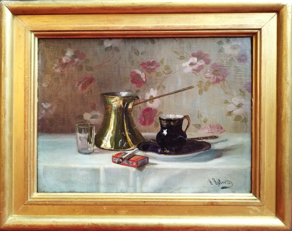 Still Life By Henry Roberts, Oil Painting