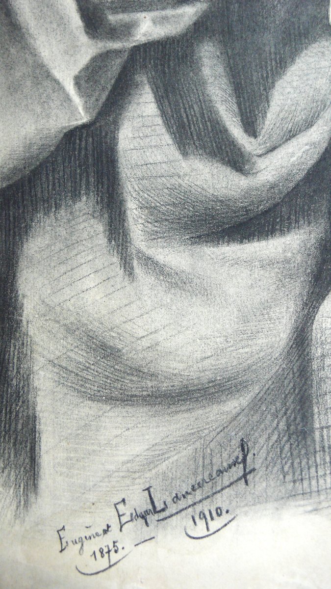 Vendangeuse Italienne Dessin d'Après Henri Lehmann-photo-2