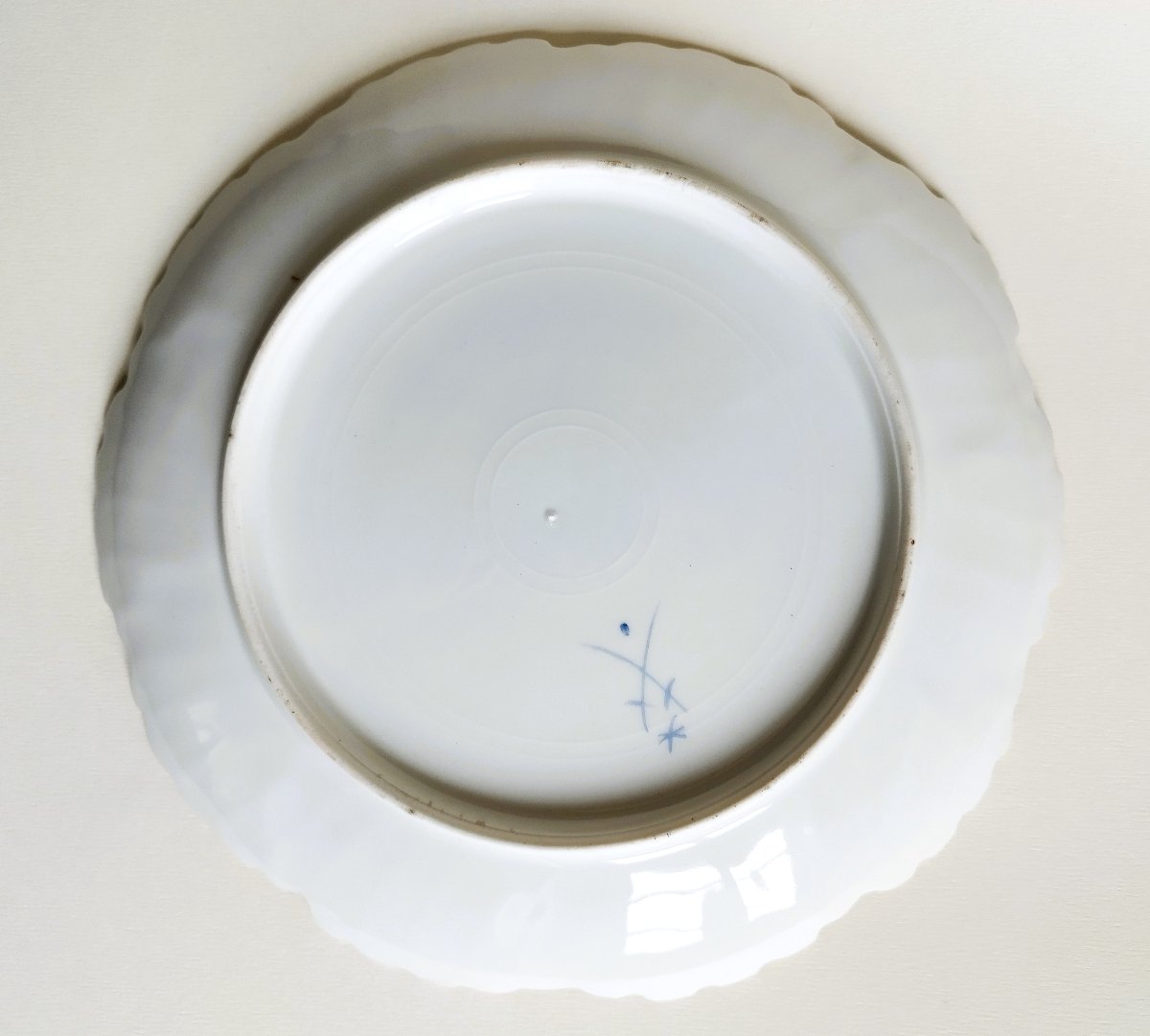 Assiette decorative en porcelaine peinte à la main  allemande-photo-3