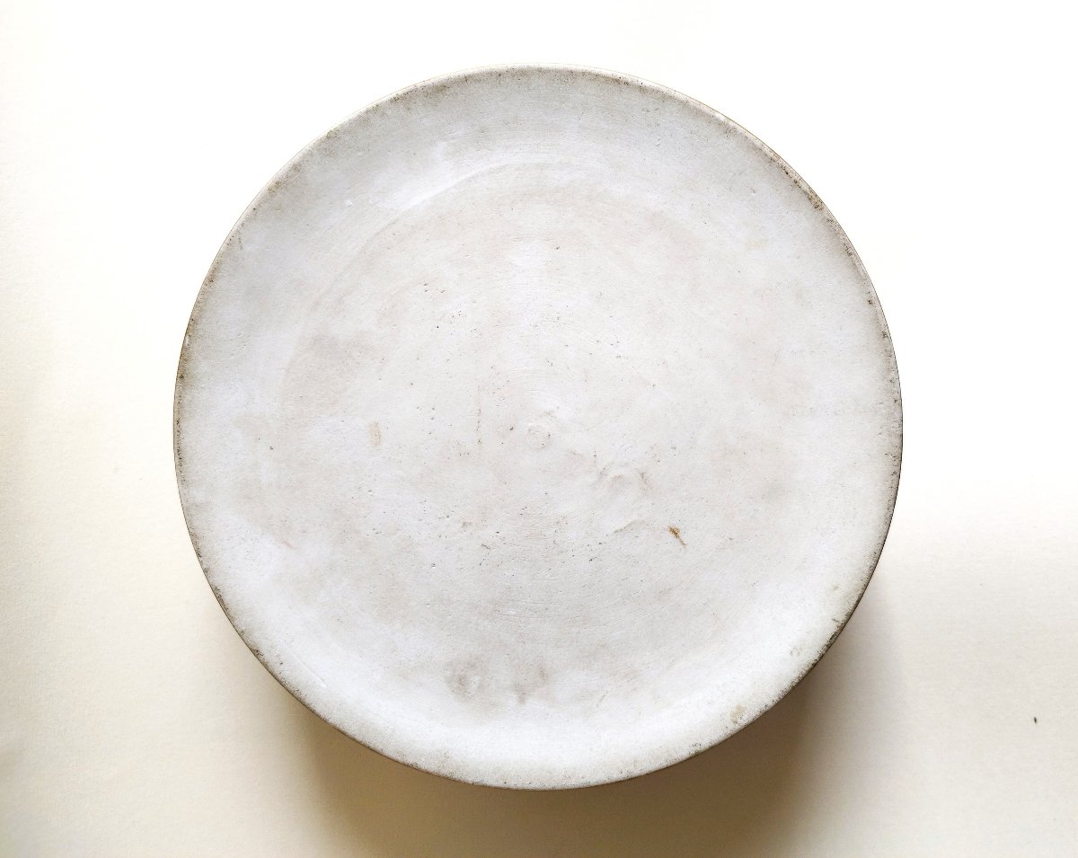 Très grande boîte en porcelaine ancienne peinte à la main Allemagne 19ème-photo-6