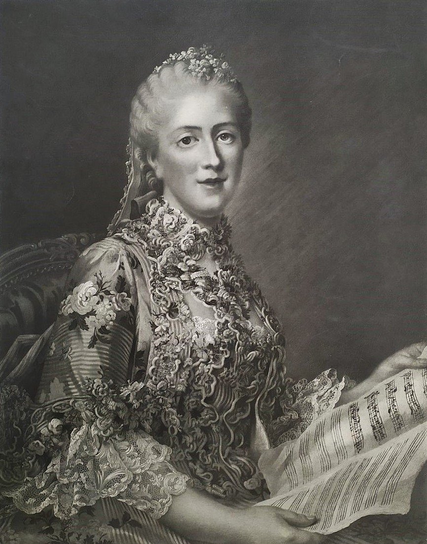 Sophie Philippine Elisabeth Of France Daughter Of Louis XV Historical Portrait Photoengraving -photo-3