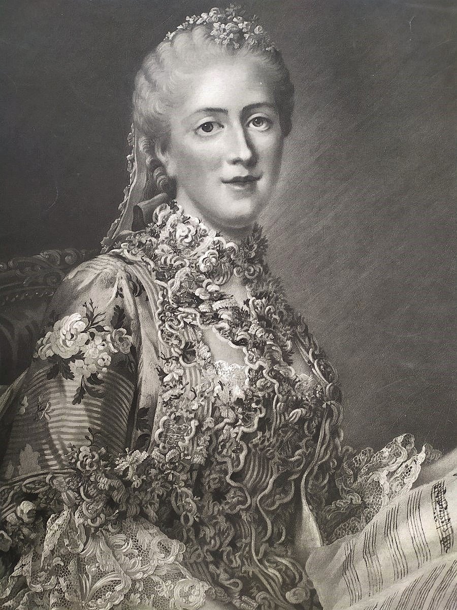 Sophie Philippine Elisabeth Of France Daughter Of Louis XV Historical Portrait Photoengraving -photo-2