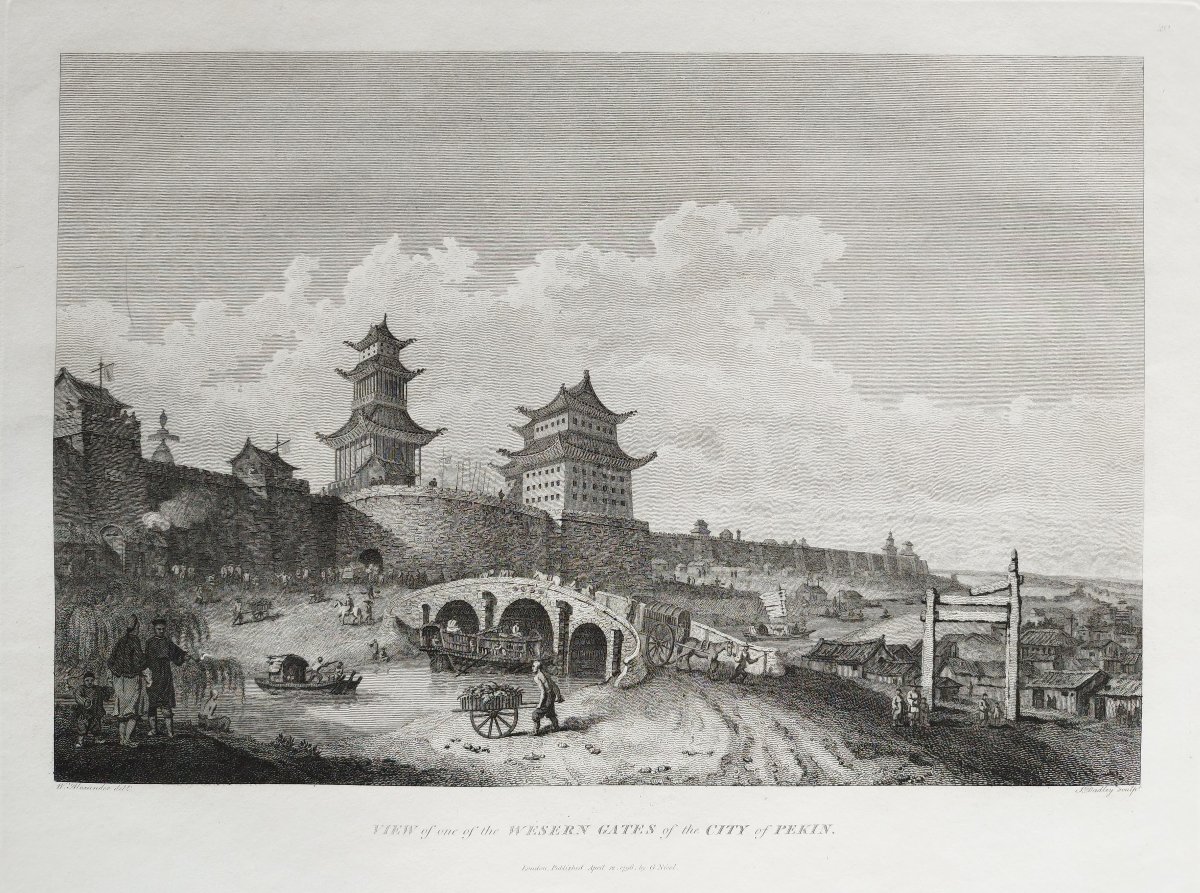 1°william Alexander (1767-1816) View Of One Of The Western Gates Of The City Of Pekin J.dadley-photo-3