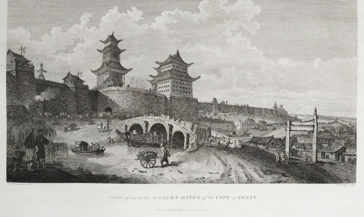 1°william Alexander (1767-1816) View Of One Of The Western Gates Of The City Of Pekin J.dadley-photo-1