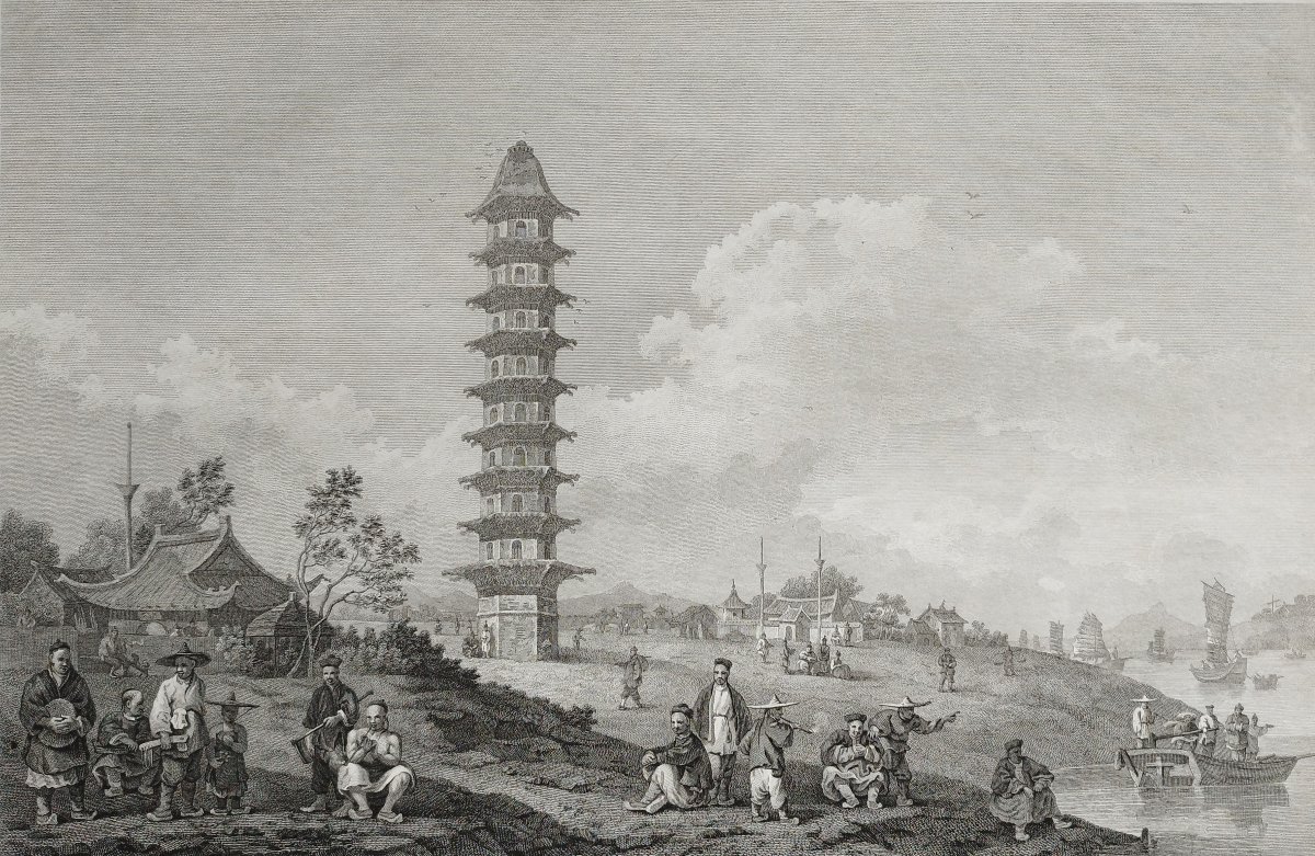 3°william Alexander (1767-1816) A View Near The City Of Lin-tsin On The Banks Of The Grand Can-photo-4