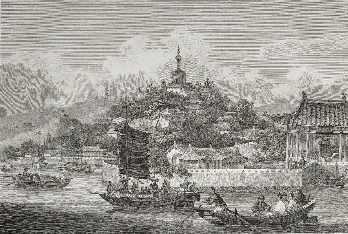 4°william Alexander (1767-1816) A View In The Gardens Of The Imperial Palace In Pekin-photo-4