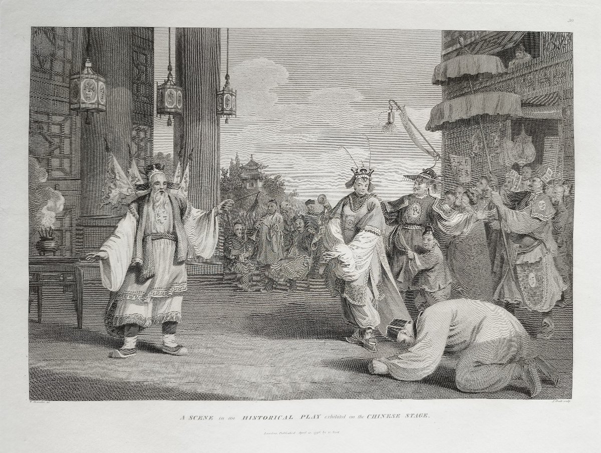 5°William Alexander (1767-1816) A scene in an Historical play exhibited on the Chinese stage-photo-3