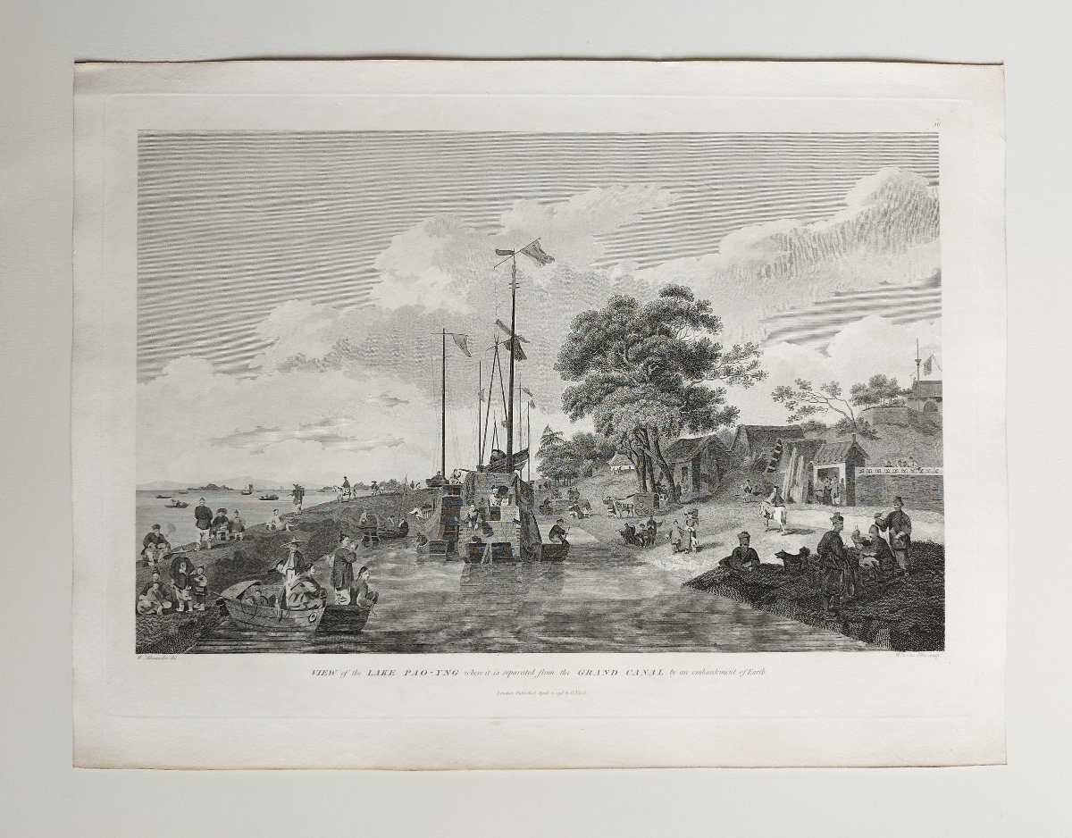 6°William Alexander (1767-1816) View of the lake Pao-Yng where it is separated from the Grand C-photo-2