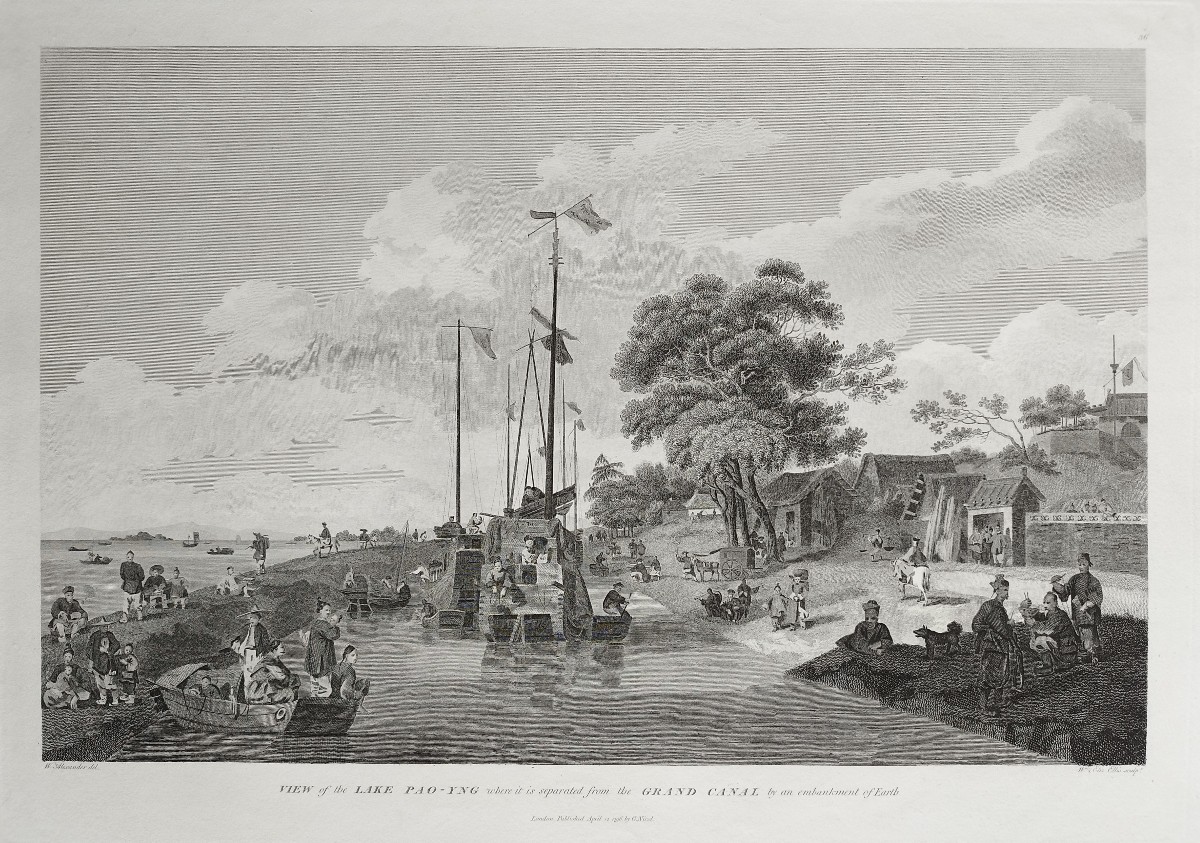 6°William Alexander (1767-1816) View of the lake Pao-Yng where it is separated from the Grand C