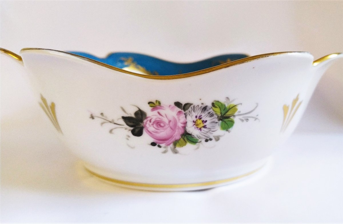  Porcelaine Paris Samson Coupe  Saladier Quadrilobée 19ème-photo-4