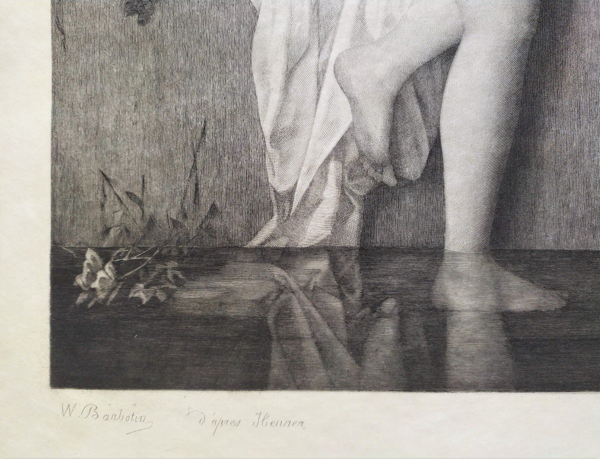 Suzanne, Etching After Henner-photo-2