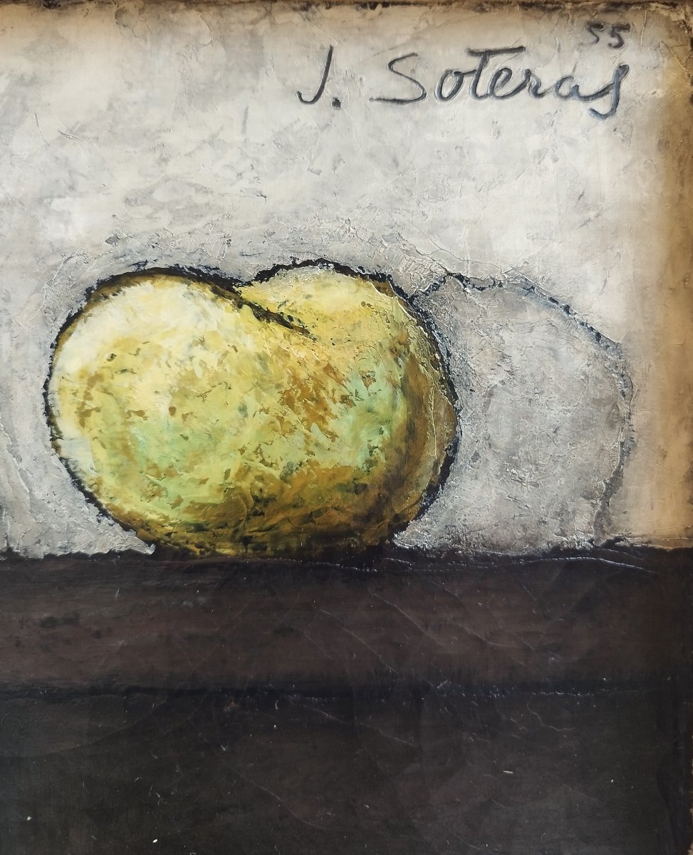 Jorge Soteras, Oil Painting Woman With An Apple -photo-3