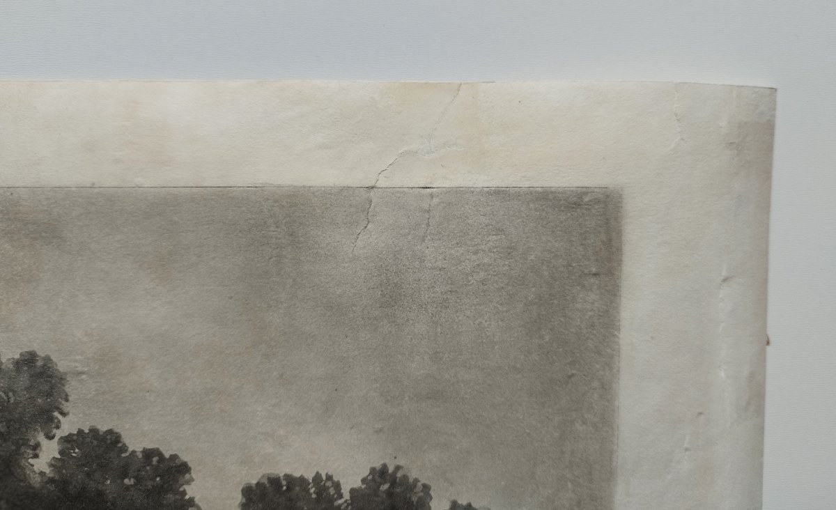 Cheval Arabe Turc Gravure Orientaliste d'Après Vernet 19ème-photo-3