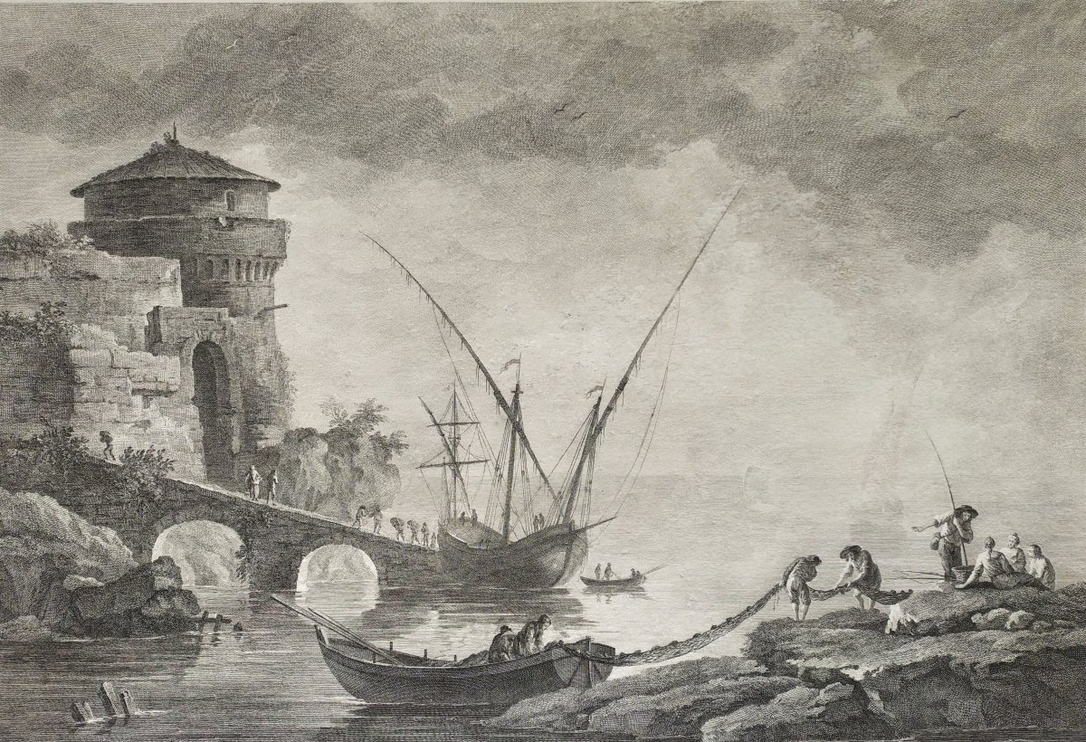 18th Engraving After Vernet