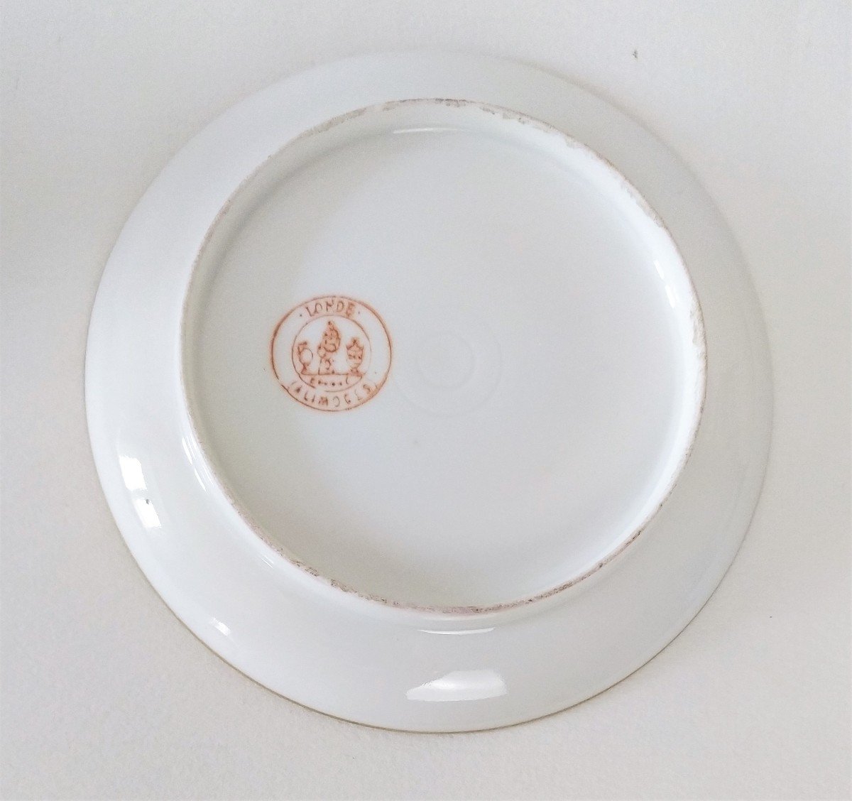 Tasse Et Soucoupe En Porcelaine Ancienne-photo-5