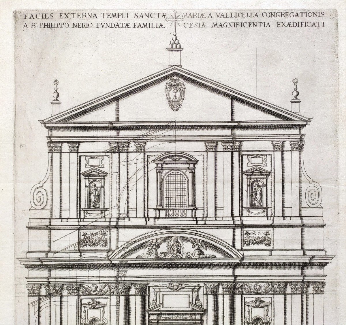 Paire De Gravures  architecture XVIIème Rome-photo-1