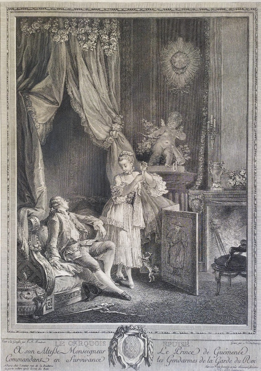 Gravure Erotique Par Nicolas De Launay XVIIIème