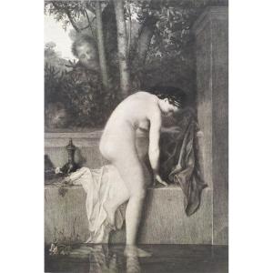 Etching After Henner Susanna And The Elders Nude