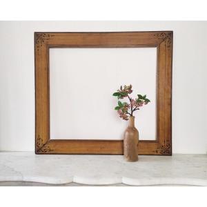 Antique  Frame 19th Century Trompe l'Oeil Decor 